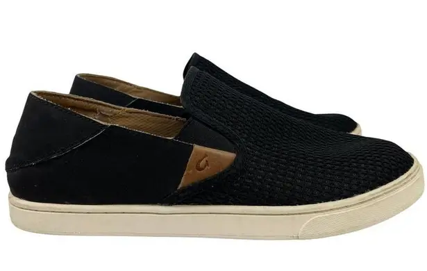 Olukai Pehuea Women’s Size 9.5 Slip-On Mesh Casual Sneakers Black