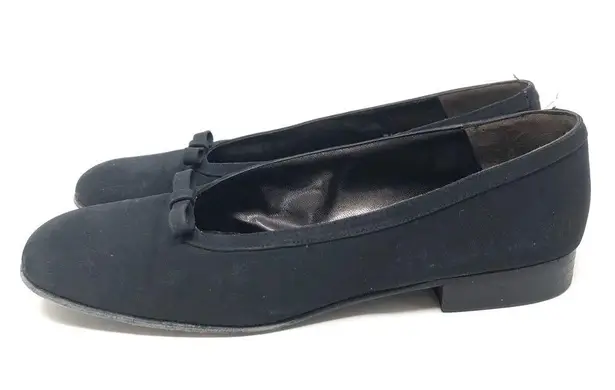 HYPE black fabric ballerina flats Size 7.5