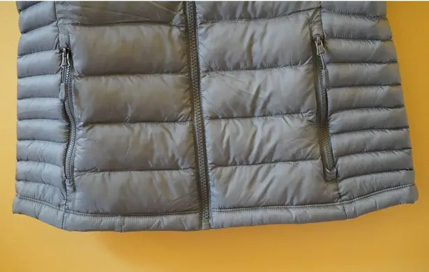 32 Degrees Heat Thermal Lightweight Puffer Vest Detachable Hood Gray Size XS - Image 7