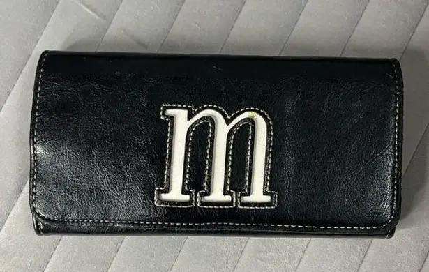 “M” Y2K wallet Black