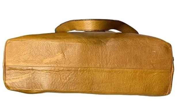 DARK'S Designs in Leather Tote American Bison Leather Made in USA Brown