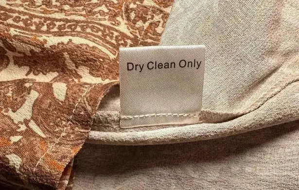 NWT Eternal Sunshine Creations Revolve lace up bohemian blouse size XS/S Revolve Brown