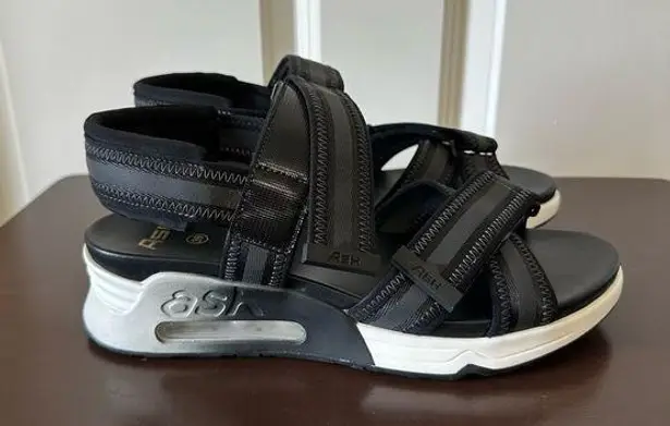 Ash Women's Black Lewis Summer Sneaker Sandals Shoes Size EU 39/US 9
