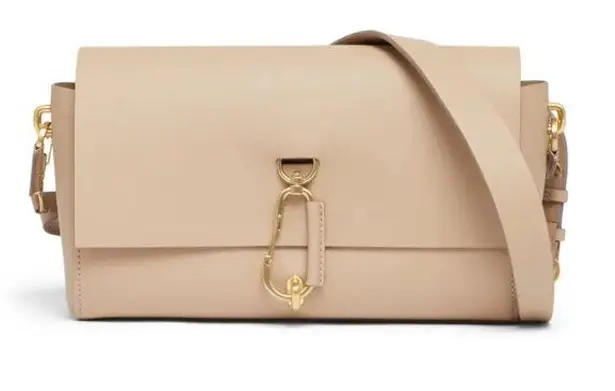 Zac Posen NWT Handbags Tan Belay Baguette Bag, Irish Cream New w/Tag Retail $395