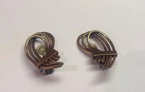 Vintage Costume Earrings Clip On Clip