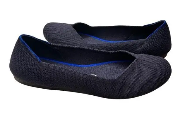 Rothy's ROTHY’S Navy Round Toe Slip Ons Made in China Size 7