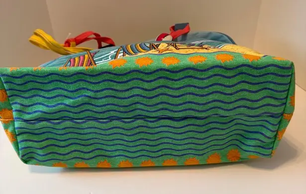 Crazy Bags Beach Zippered Tote NWT Tropical Medium Blue