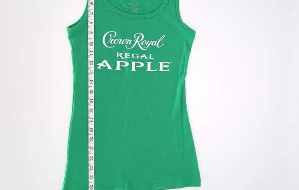Tangerine Crown Royal Regal Apple Women's Bright Green Tank Top - Size S - GUC