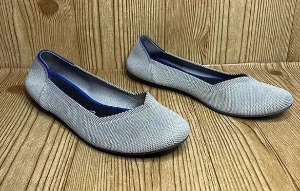 Rothy's The Flat Round Toe Flax Cream/Gray Comfort Ballet Flats
Women’s…