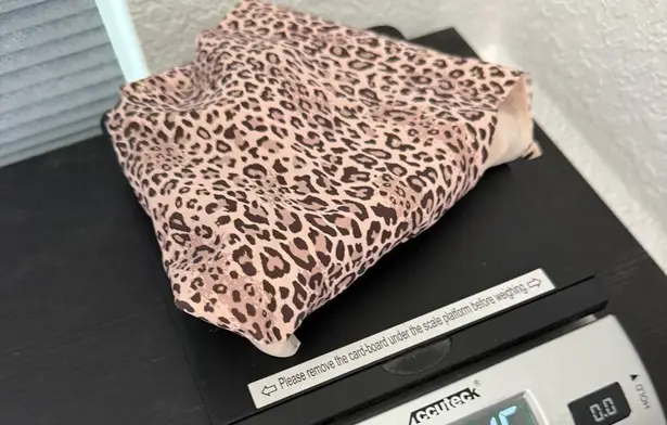 Bali Leopard Print Unpadded Seamless Pullover Stretch Full Coverage Bra Medium