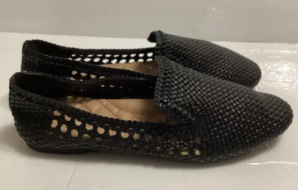 Birdies women’s starling black woven flat shoes