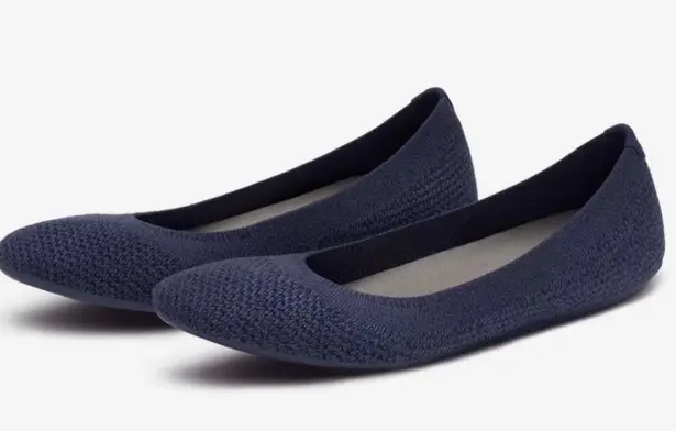 Allbirds Tree Breezers Slip On Shoes Ballet Flats Navy Night Blue Size 6 Comfy