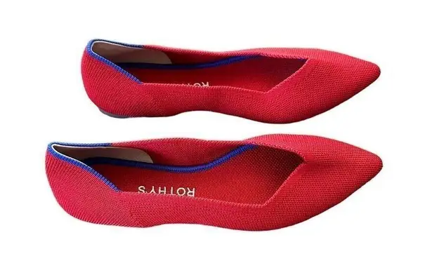 Rothy's Rothy’s The Flat in Dragon Fruit Women’s Size 7.5 Pointed Toe