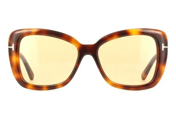 Tom Ford SUNGLASSES FT1008 53E Shiny Blonde Havana / Photochromic Peach