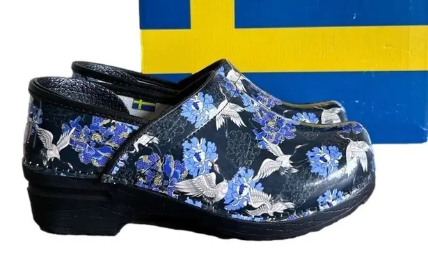 Bjork Professional Silke Leather Women's Clogs Size 37 aka 6.5 #B1144 Blue