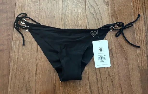 Body Glove NWT SMOOTHIES BRASILIA SIDE-TIE BIKINI BOTTOM - BLACK