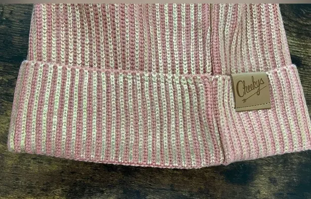 Urban Outfitters | Cheeky’s, ladies knit pom pom beanie/hat. Brown