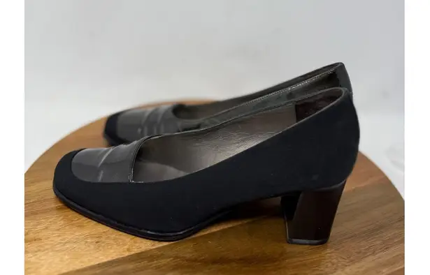Peter Kaiser Pumps Womens Colorblock Black Patent Leather Block Heel Size 5.5 3