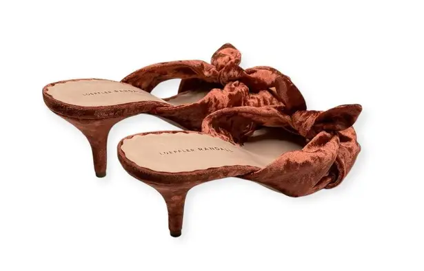 Loeffler Randall new š¤ Luisa Knotted Kitten Heel Sandals š¤ Brisque Velvet š¤ 10B