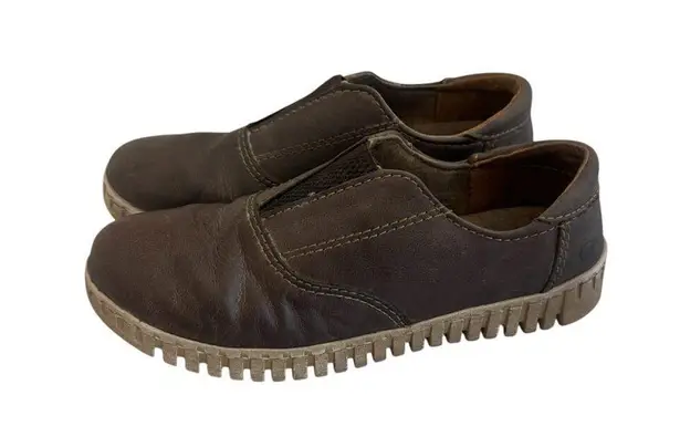 Born Berua Brown Leather Shoes Pull