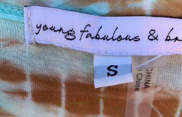 Young Fabulous and Broke  cap sleeve T-shirt