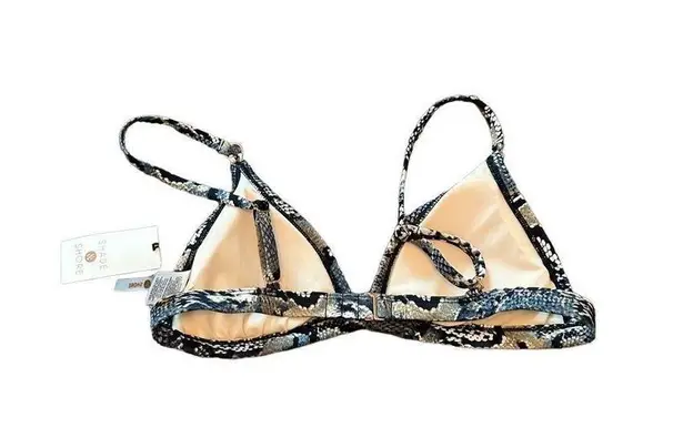 Shade & Shore  Animal Print NWT Size Medium Bikini Top