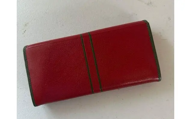 NWOT Roberta di Camerino Lulu Red Italian Leather Bi