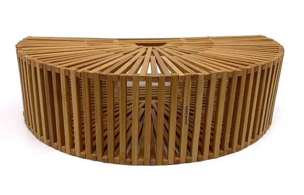 Cult Gaia Small Ark Bag Natural Bamboo