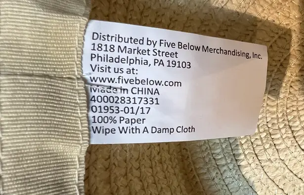 Trendy Vibes | ladies straw “Wish you were here” floppy sun hat.