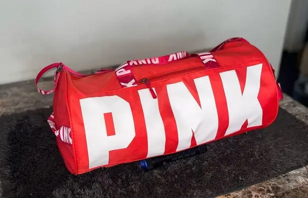 Perfect Duffel Bag with Carry Strap (Picante Red) Red