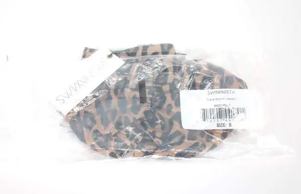 Swiminista Brave Bottom Leopard Print Bikini Bottoms Swimwear