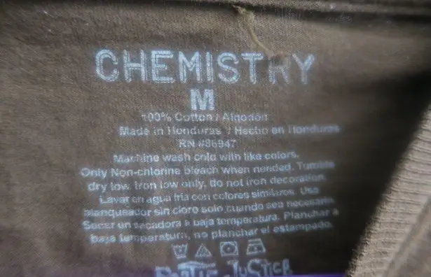 Chemistry Tupac graphic t-shirt band tee shirt unisex in brown size medium.
