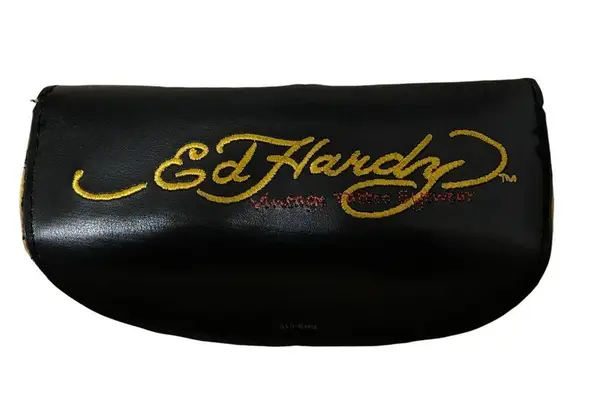 Ed Hardy Vintage Y2K Lover Boy Sunglasses Case