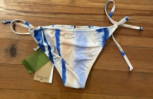 Quiksilver Quicksilver Side Tie Smocked Bikini Bottom Womens Size Small NEW Beach Vacation