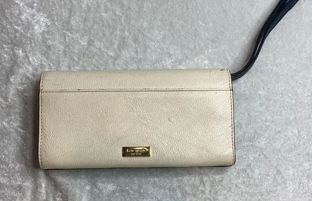 Kate Spade  New York Wallet Pink and Navy with Wristlet - Image 2