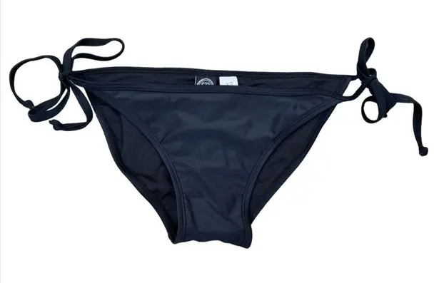 Anaheim Ducks NHL Black Side Tie Bikini Bottom XS NWT