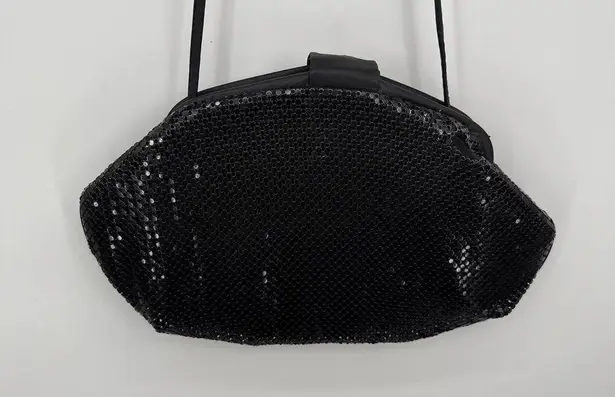 Unbranded Vintage Black Mesh Crossbody Purse Evening