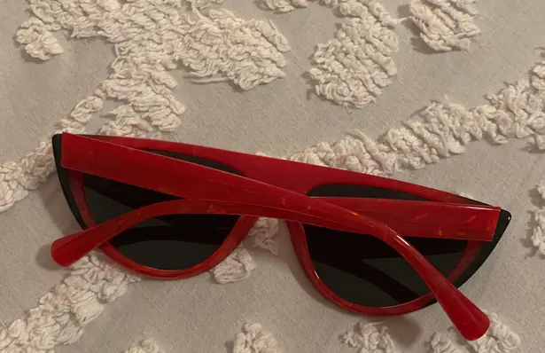 Authentic ALAIN MIKLI PARIS Miss J Red Cat Eye Sunglasses A05031