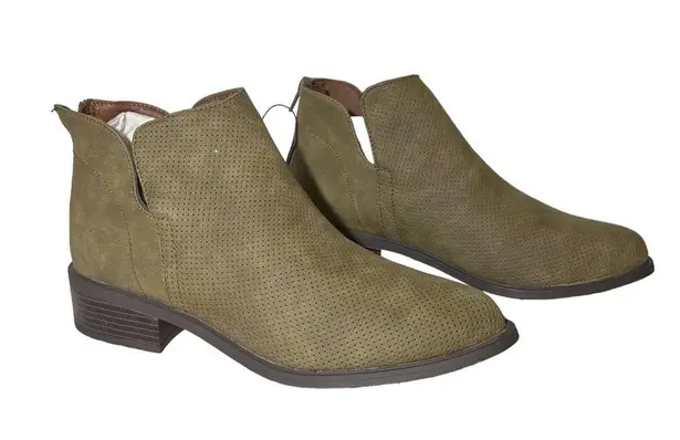 Serra  Ankle Boots Western Boho Perforated