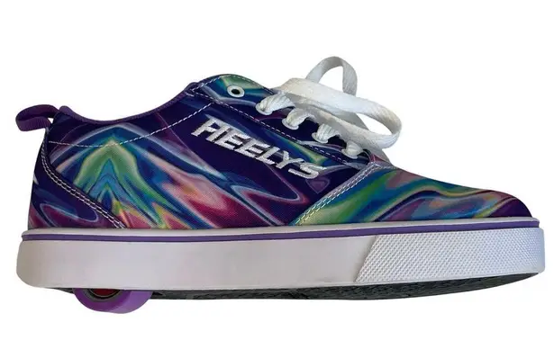Heely’s Women’s Multicolor Pro 20 Prints Skate Sneakers Shoes Size 7/ Youth 6 Purple