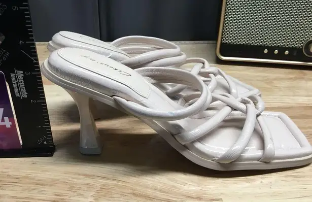 Circus by Sam Edelman Circus NY by Sam Edelman Savanna Strappy Heels Women's 8.5 Cream Patent Leather