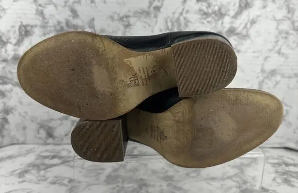 Elk Womens Black Leather Ankle Boots Size 38/7.5