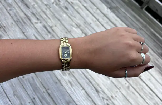 vintage gold watch