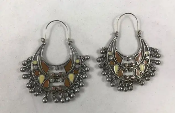 Dubai Brown Chandelier Hook loop Earrings