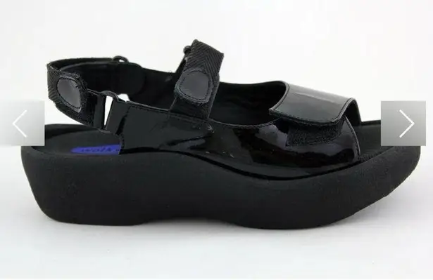 New wolky jewel sandals color black size 6 Y2K style made for comfy walks