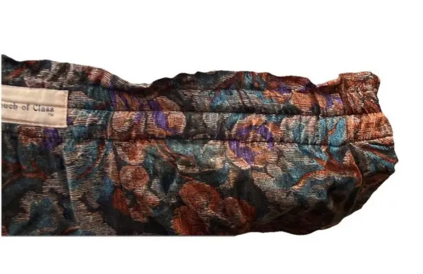 Vintage Touch Of Class Women’s Sz M/L Long Skirt Boho Western W/Pockets Green