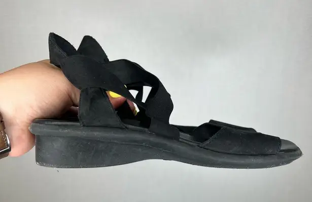 Arche | Arche Satia Noir 38 Black Adventure Sandals with Contoured Footbed 7