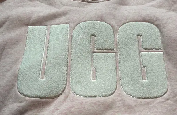 UGG Pink Fleece Hoodie Sweater Top New