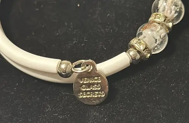 🇮🇹 Murano Glass Beads Memory Wire Bracelet OS