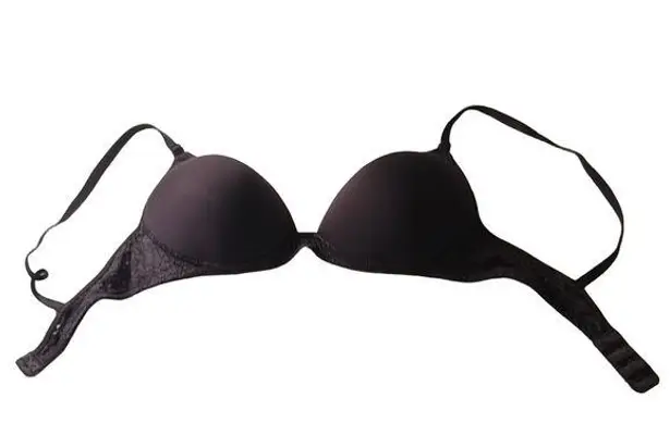 Vassarette Elegant Black Lace padded underwire Bra 36B